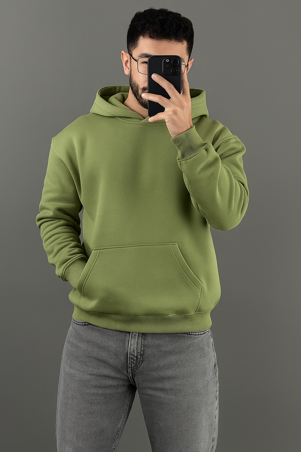 SHINY THICK FLEECE HOODIES ( EXPORT QUALITY)
