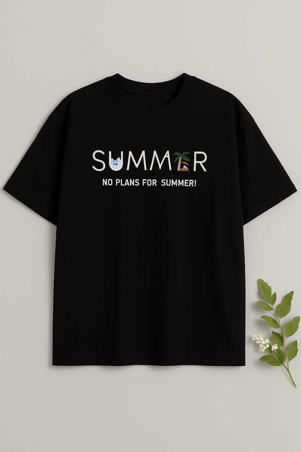 “SUMMER VIBES “ Drop shoulder tees