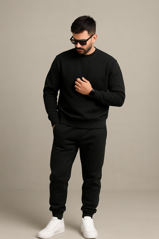 “Cocoa Luxe Fleece Tracksuit”