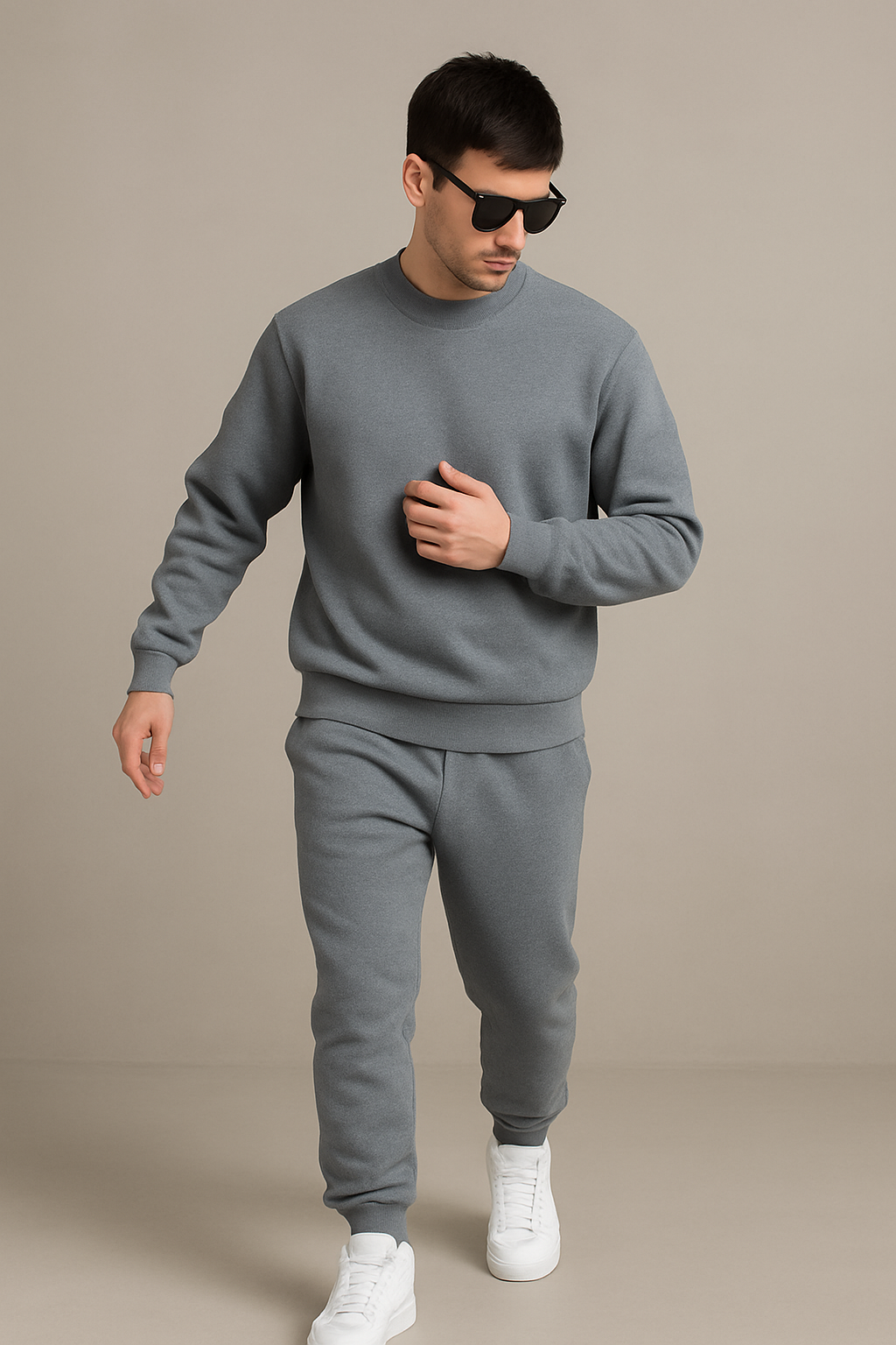 “Cocoa Luxe Fleece Tracksuit”
