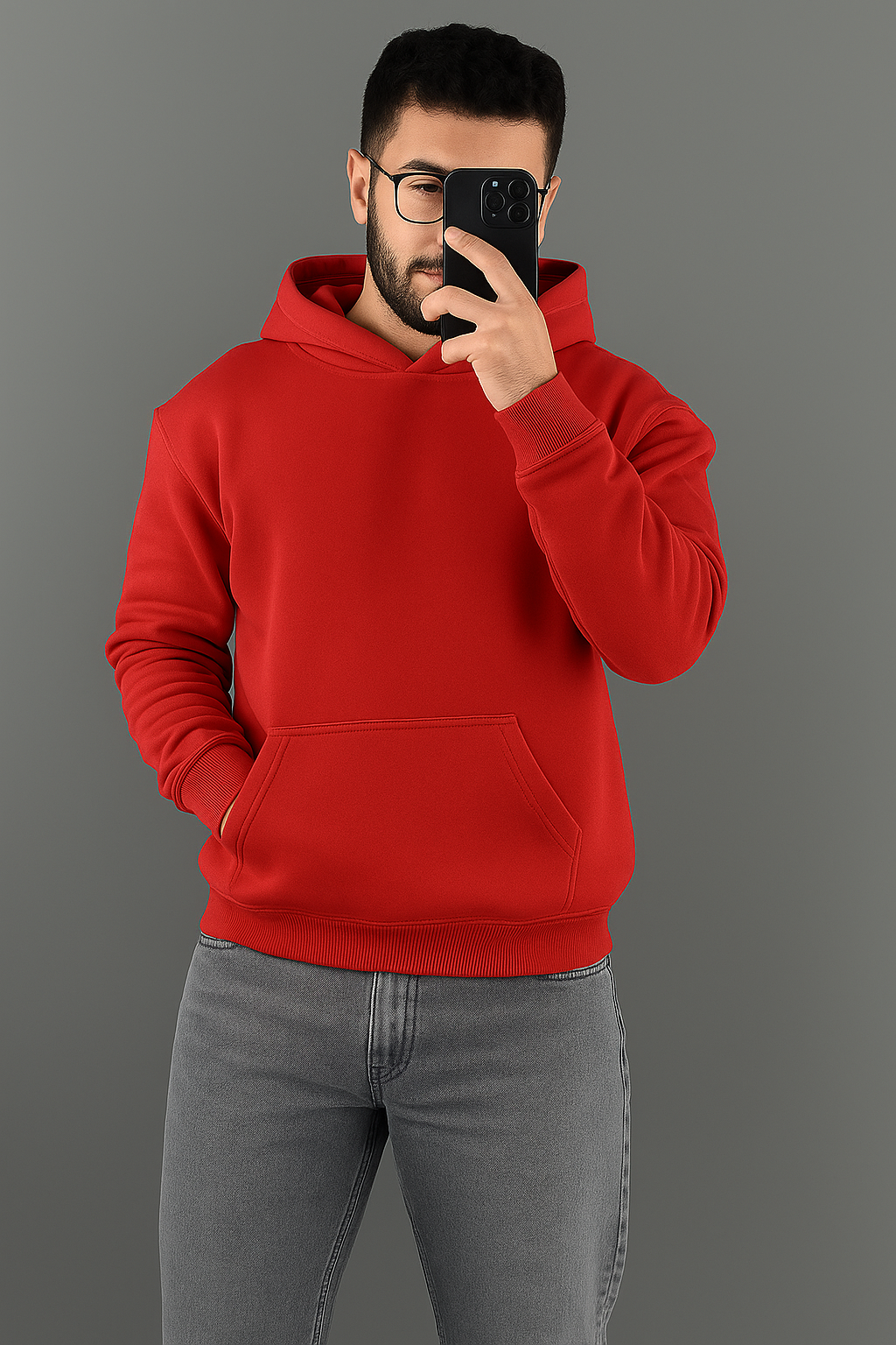 SHINY THICK FLEECE HOODIES ( EXPORT QUALITY)