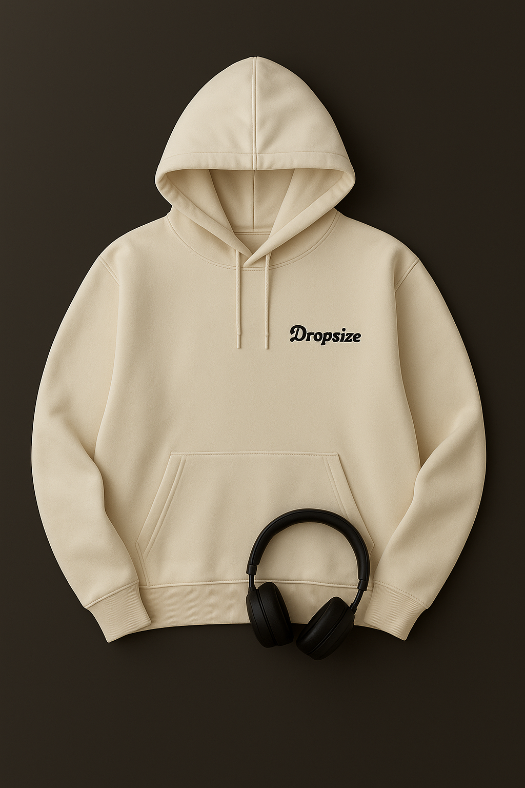 Men’s Oversized Printed Hoodie (Dream Without Fear Graphic)
