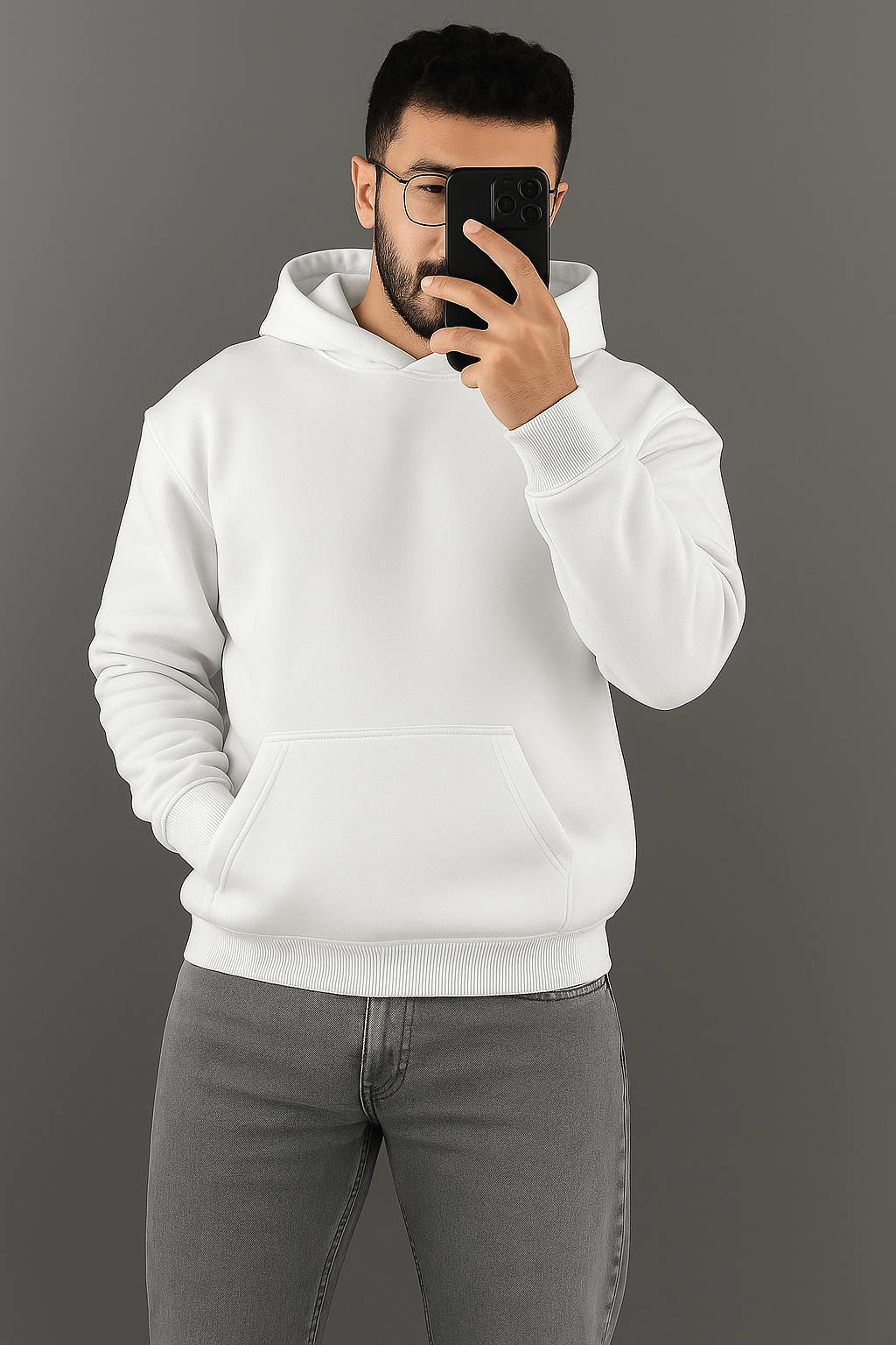 SHINY THICK FLEECE HOODIES ( EXPORT QUALITY)