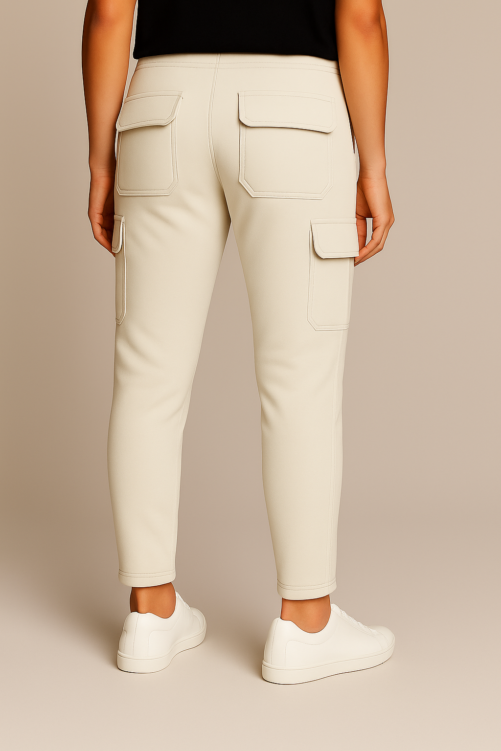 6 POCKET PURE COTTON FLEECE MENS TROUSERS