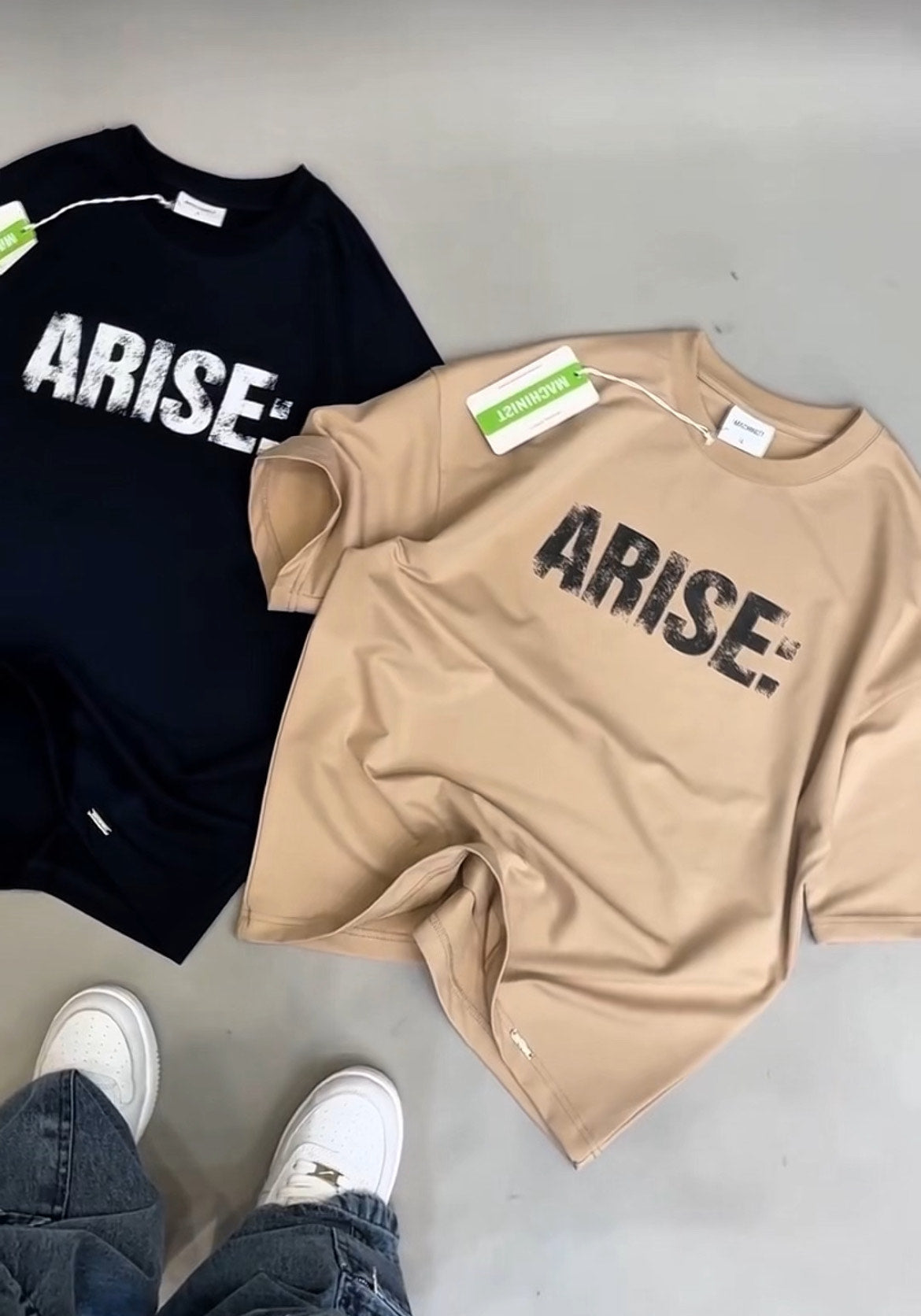 "ARISE" PREMIUM QUALITY SUMMER DROP SHOULDER TEES