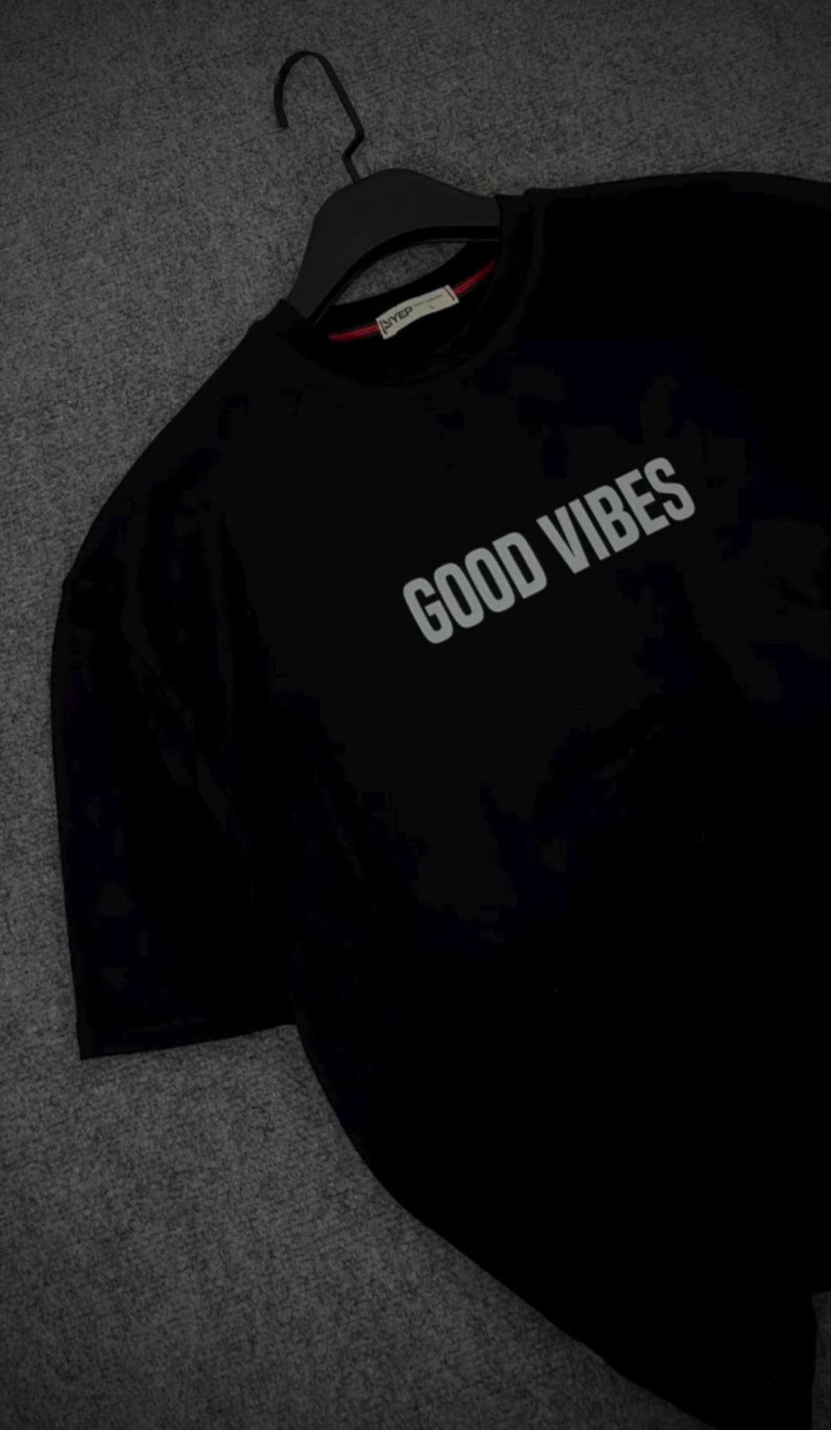 GOOD VIBES DROP SHOULDER TEES