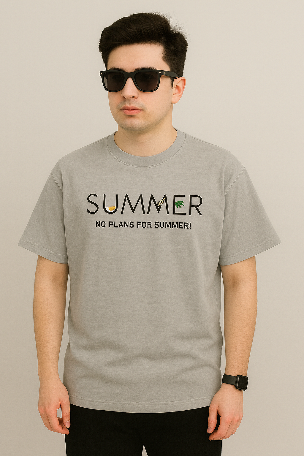 “SUMMER VIBES “ Drop shoulder tees
