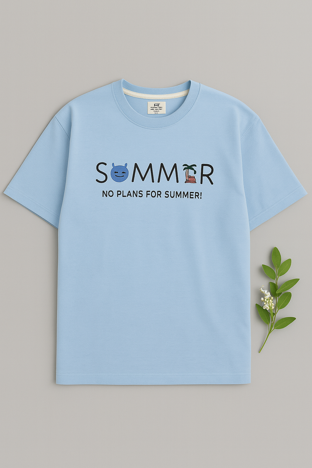 “SUMMER VIBES “ Drop shoulder tees
