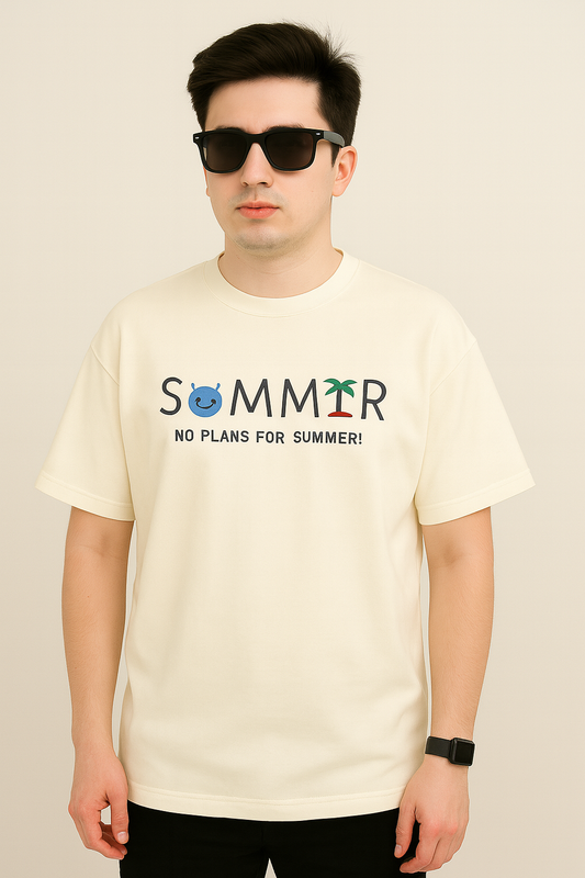 “SUMMER VIBES “ Drop shoulder tees