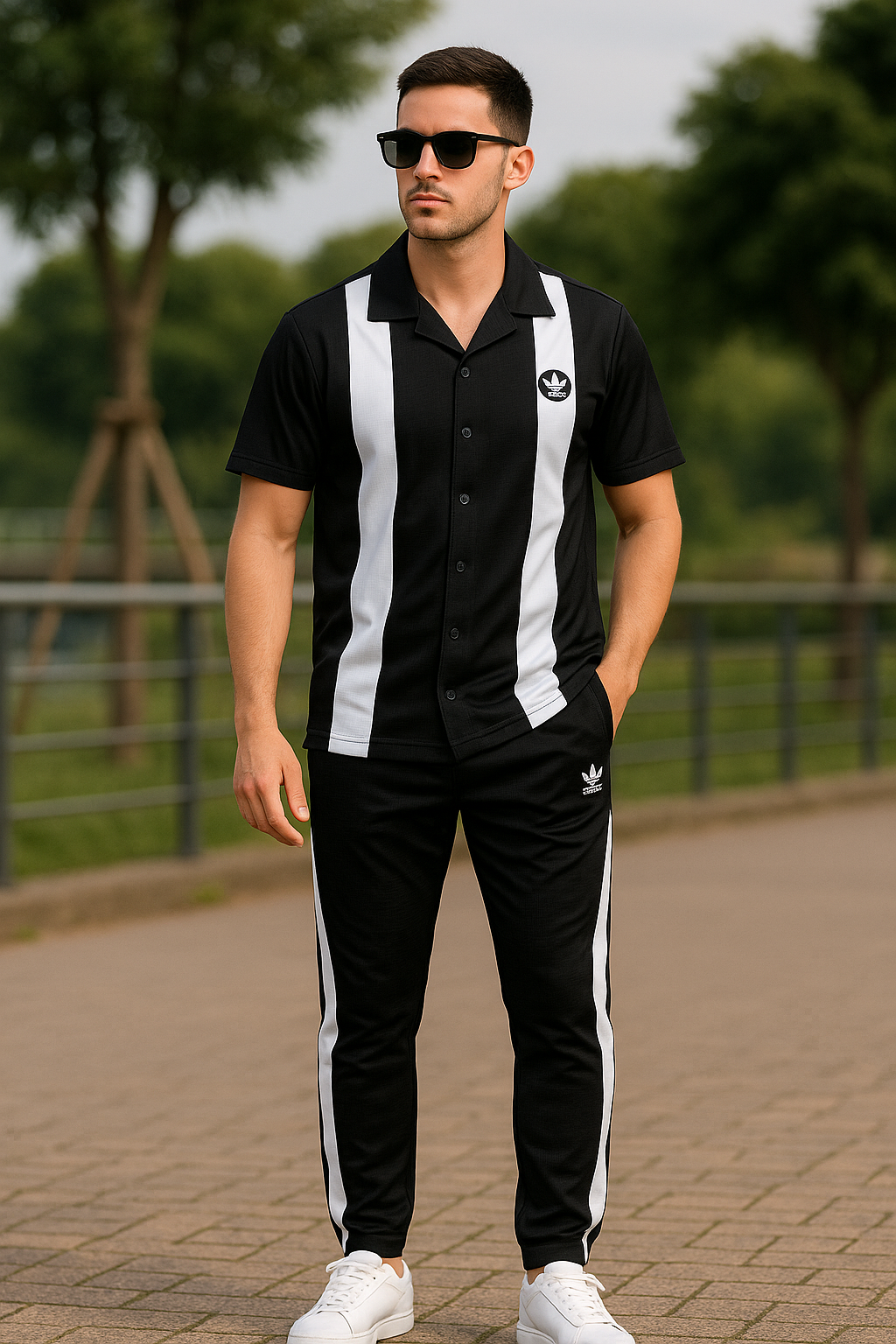 SIDE PANEL SELF TEXTURE SUMMER SUITS