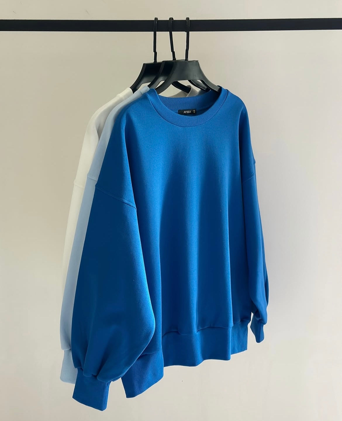DROP SHOULDER BAGGY FIT SWEATSHIRTS