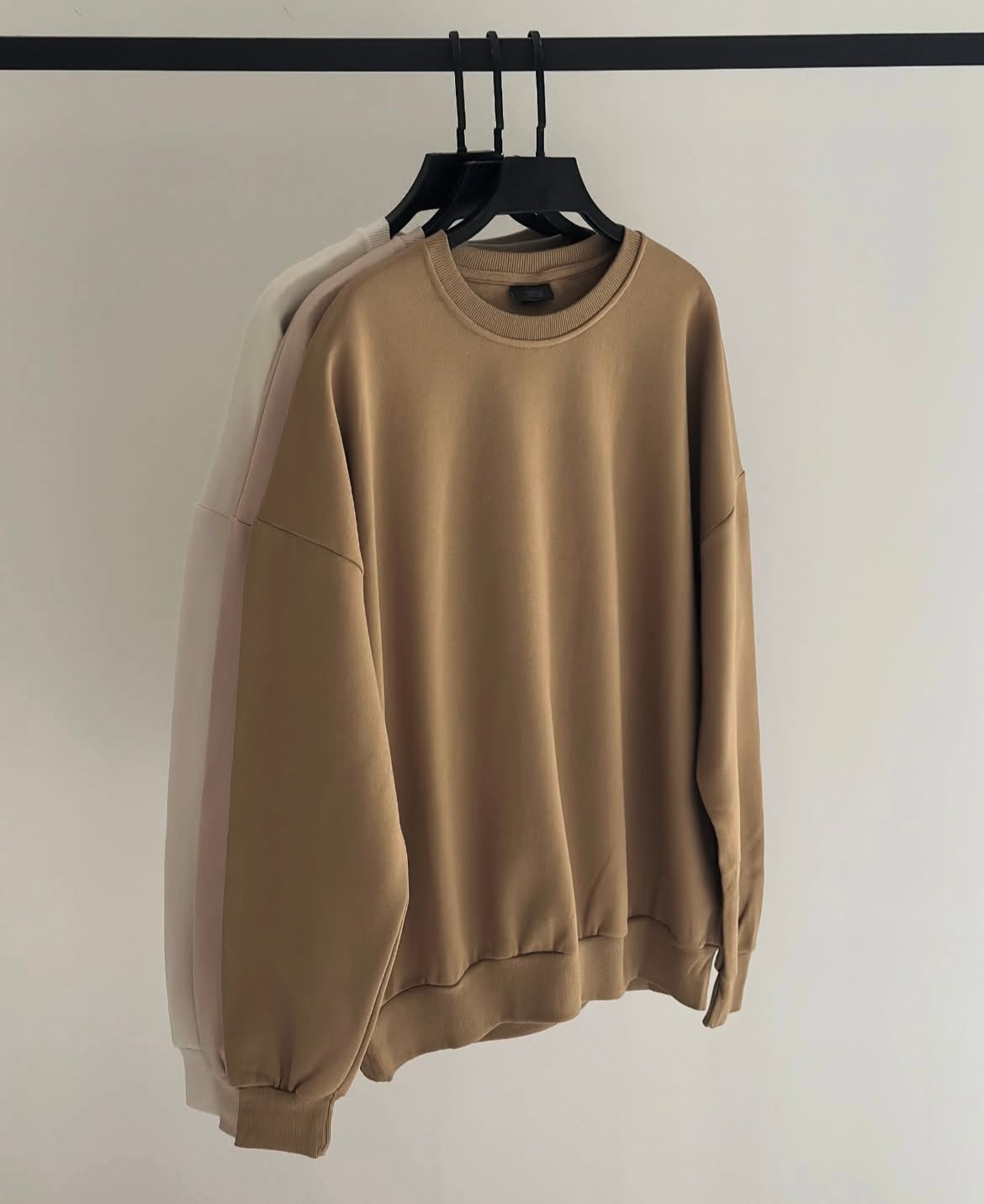 DROP SHOULDER BAGGY FIT SWEATSHIRTS